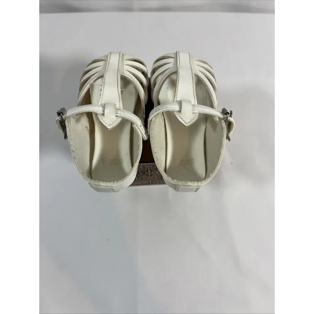Vintage Leather Baby Sandals - Sz 1. Arnold baby Shoe Company